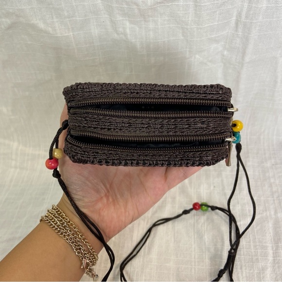 ⚪️ Bohemian handmade beaded mini crossbody wallet - Picture 6 of 6